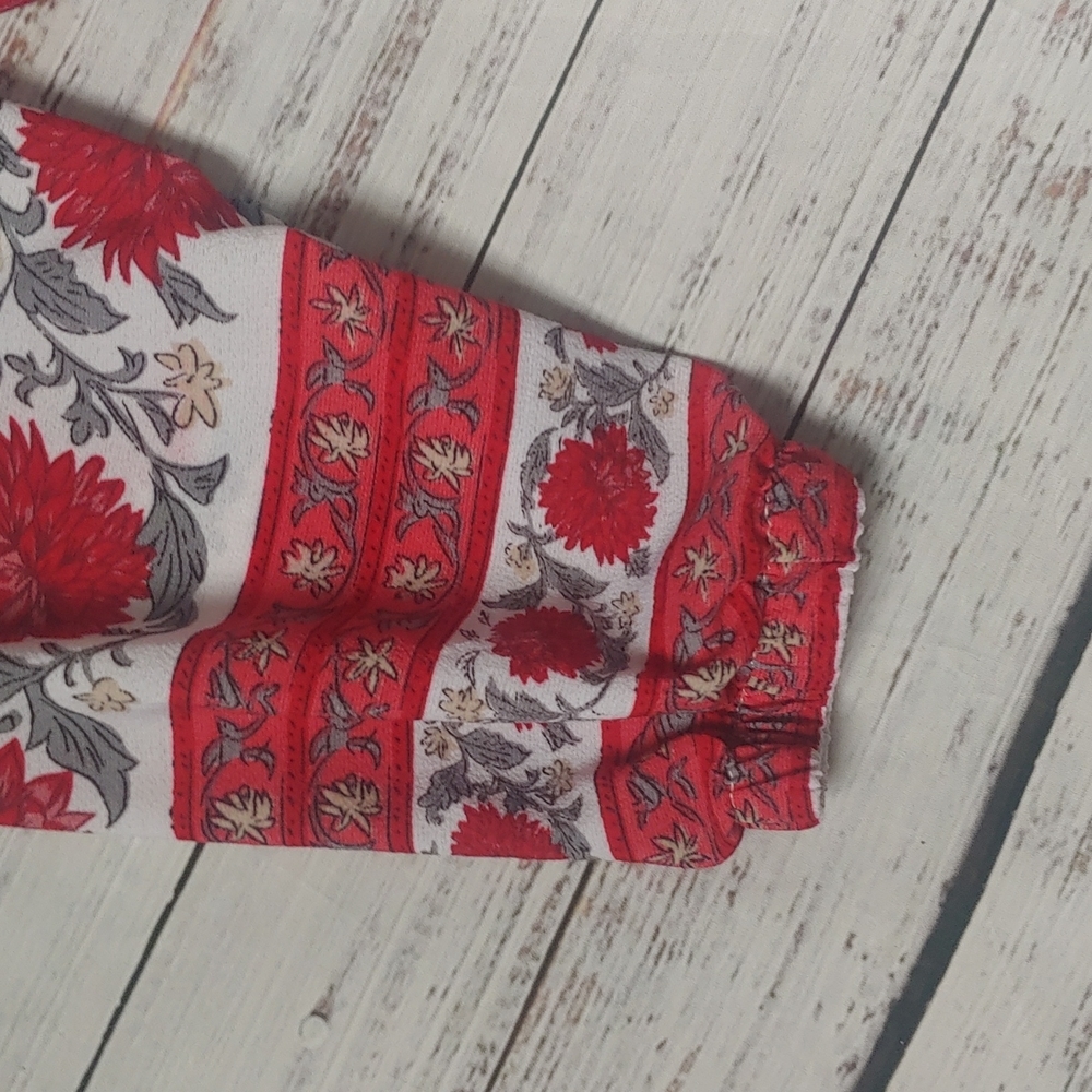 OFF SHOULDER FLORAL MAXI DRESS - Picture 4 of 11